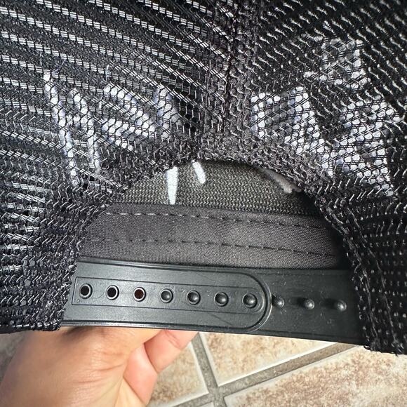 DJ Bad Ash Trucker Hat Baseball Cap Adjustable Black Embroidered - Picture 6 of 9